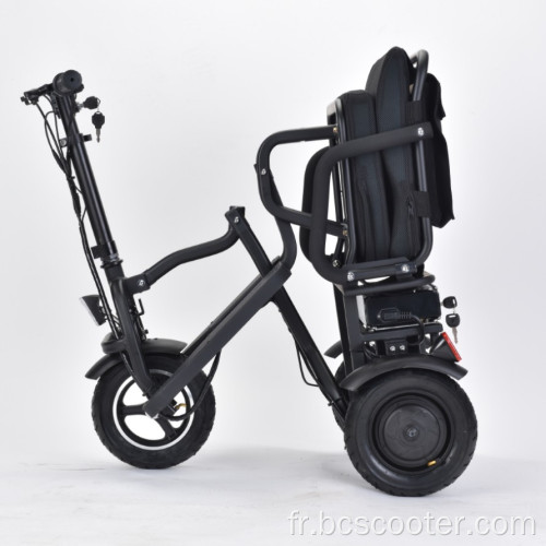 Scooter E-scooter handicapé hors route avec frein à main